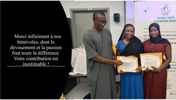 Remerciements aux bénévoles du programme